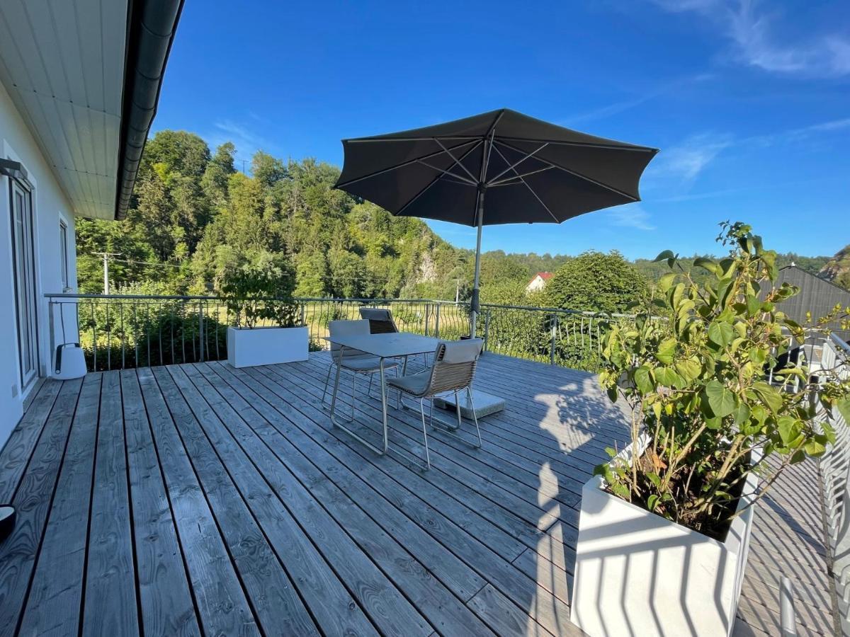 Stilvolle Wohnung Fuer 2-3 Personen - Mit Riesiger Dachterrasse Haigerloch ภายนอก รูปภาพ