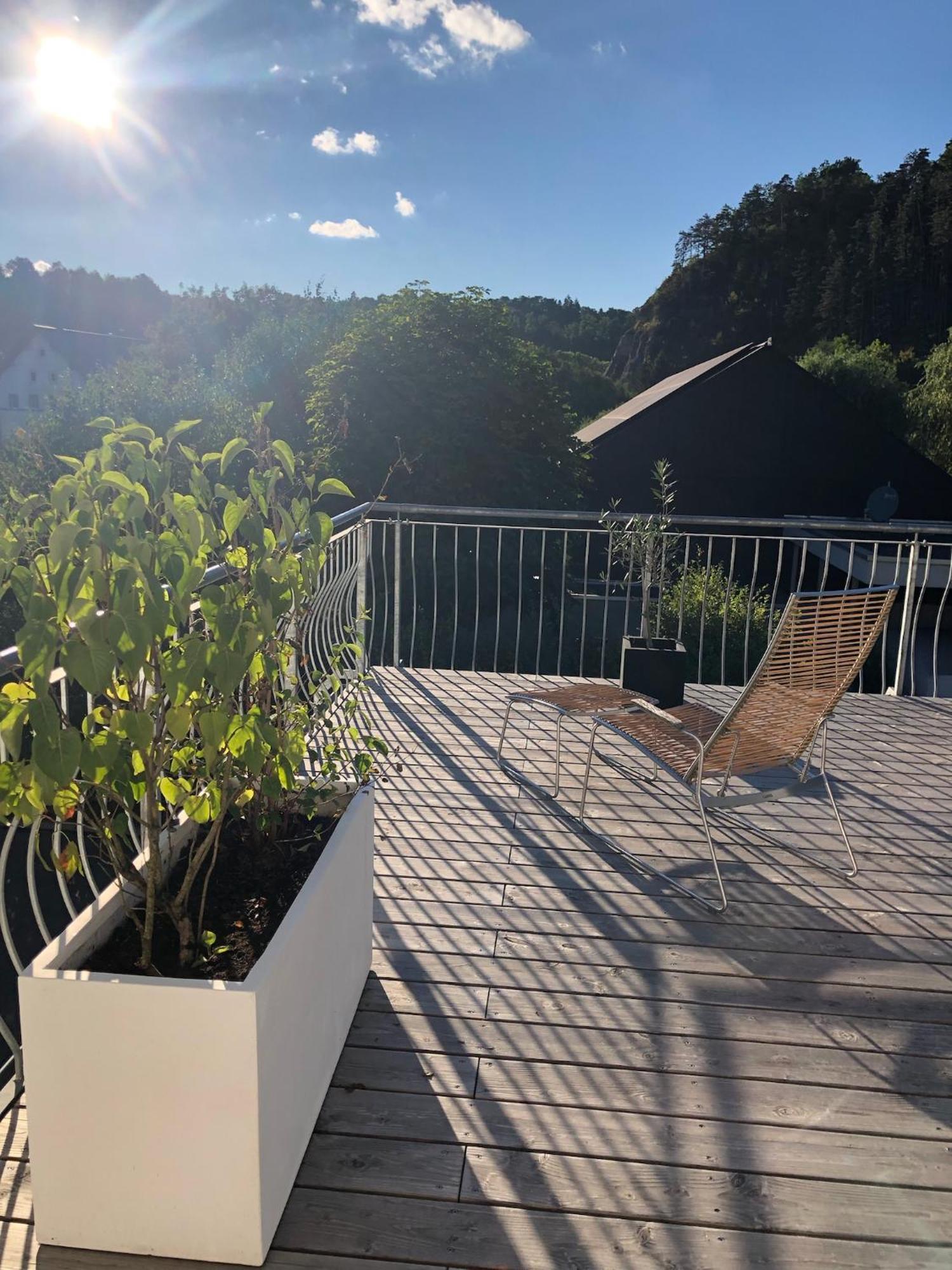Stilvolle Wohnung Fuer 2-3 Personen - Mit Riesiger Dachterrasse Haigerloch ภายนอก รูปภาพ